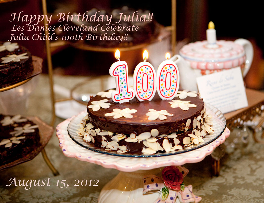 Julia Child 100th Birthday Cake